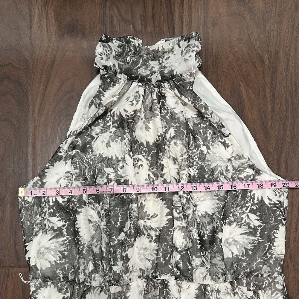 Talbots Fit and Flare Floral Scroll Dress - Picture 5 of 12
